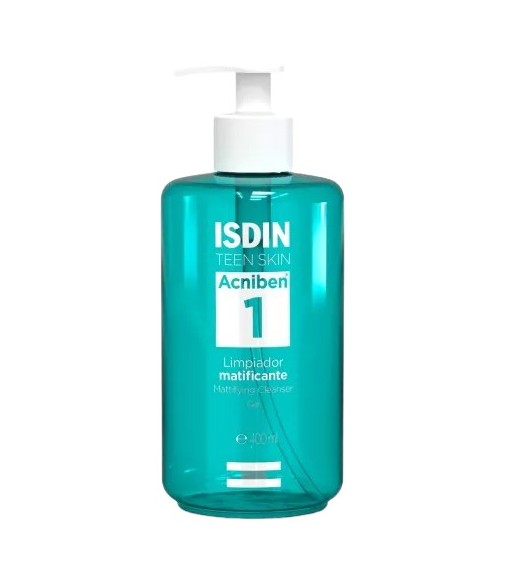 Isdin Oil Skin Acniben Limpiador Matificante Gel 400 ml