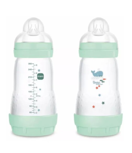 Mam Easy Anti-Colic Bottle +4 Months 2 Units