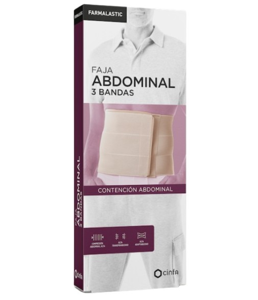 Farmalastic Abdominal Girdle 3 Bands Size G