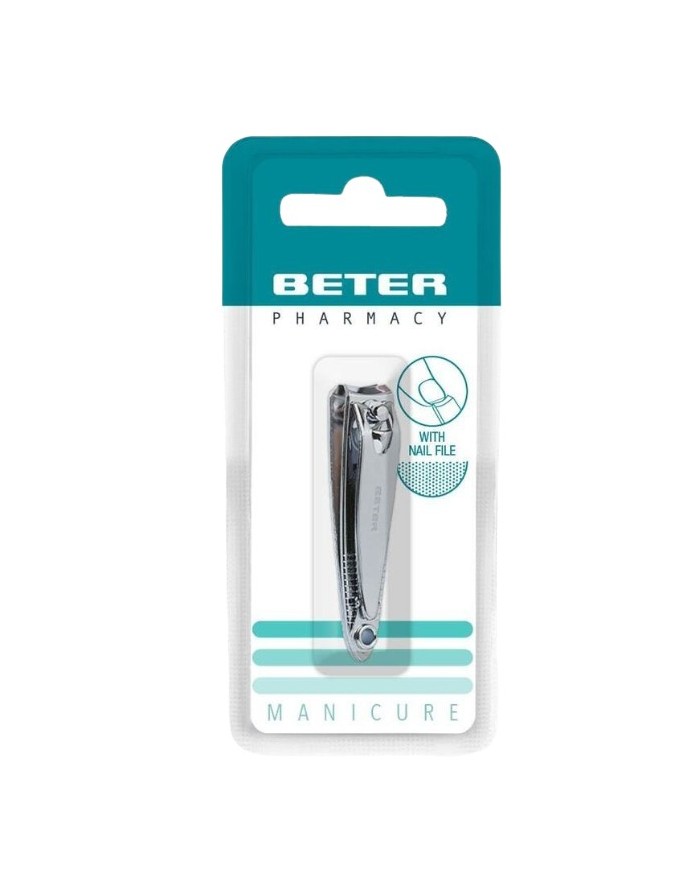 Beter Chrome Nail Clippers with File R24094