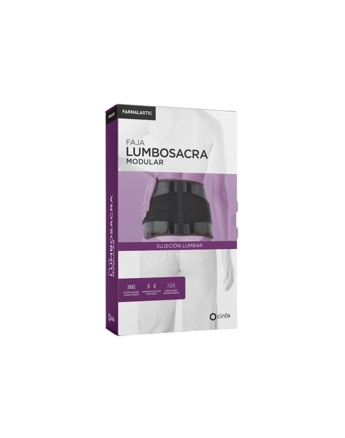 Farmalastic Advance Modular Lumbosacral Girdle, Grey, One Size