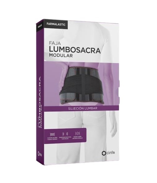 Farmalastic Advance Modular Lumbosacral Girdle, Grey, One Size