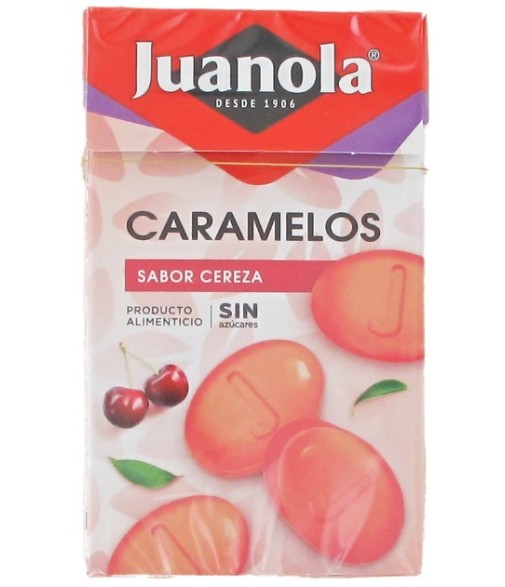 Juanola Caramelos Sabor Cereza Sin Azúcar 50g