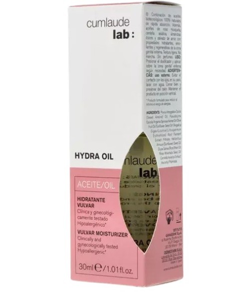 Cumlaude Hidragyn Hydra Oil Aceite Moisturizing Vulvar 30 ml