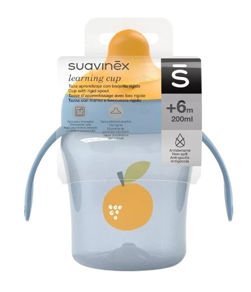 Suavinex Taza de Aprendizaje con Boquilla Rígida +6 Meses 200ml