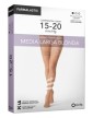 Farmalastic Long Stockings Light Compression with Lace Camel Color Size M