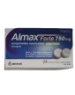 Almax Forte 750 mg Comprimidos Masticables Sabor Menta 24 comprimidos