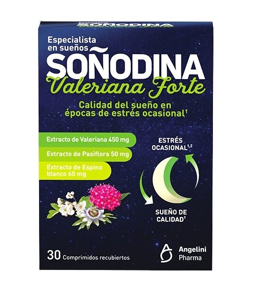 Valerian Forte 450 mg 30 Coated Tablets