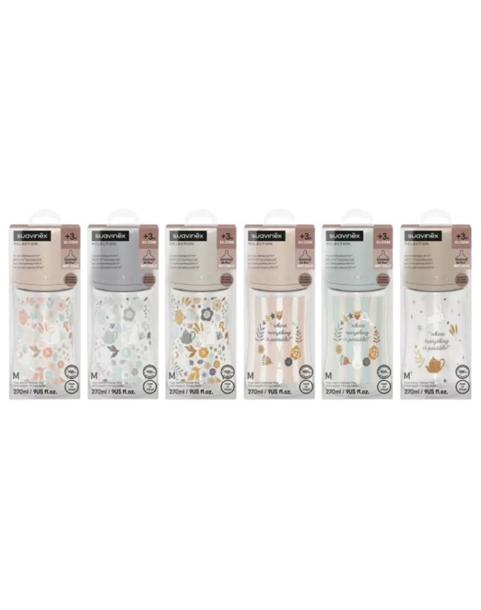 Suavinex Premium Silicone Bottle 270 ml +0 Months