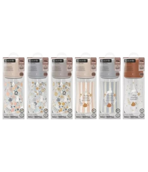 Suavinex Biberón +6 Meses Tetina de Silicona SX Pro 360ml