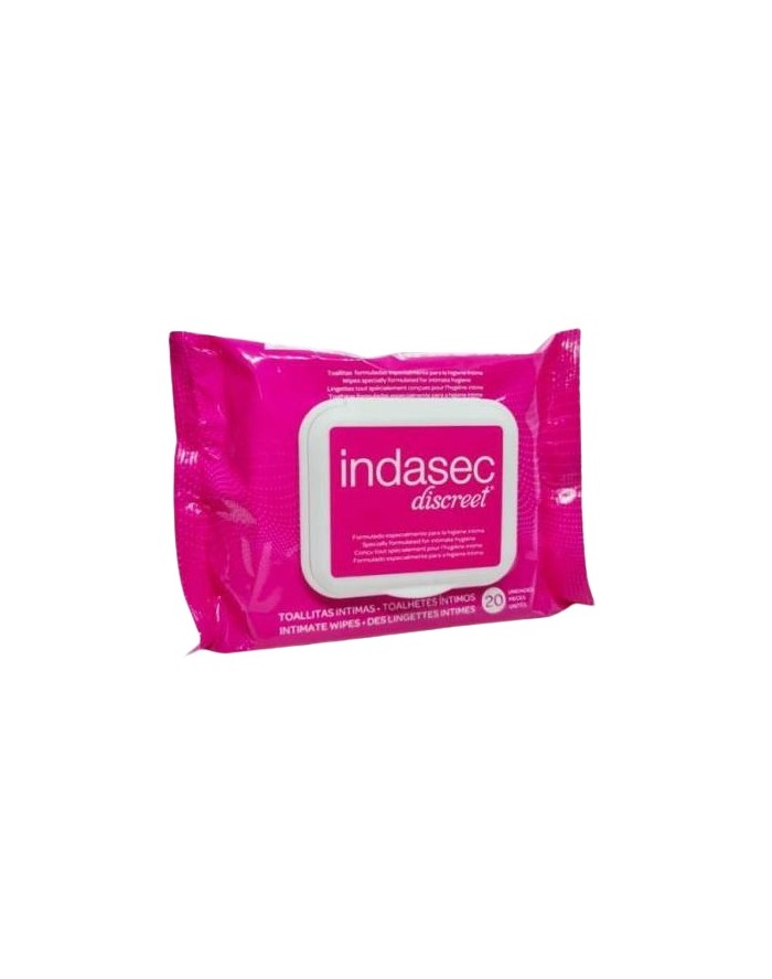 Indasec Discreet Toallitas Íntimas 20 Unidades