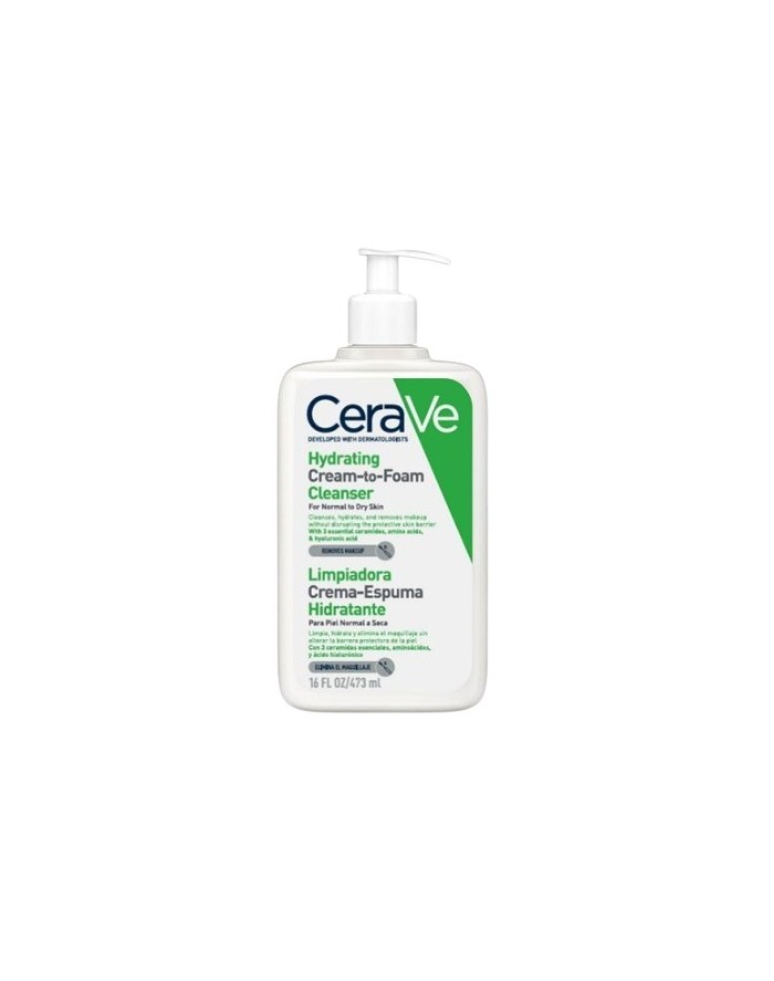 Cerave Moisturizing Cream-Foam Cleanser 473 ml