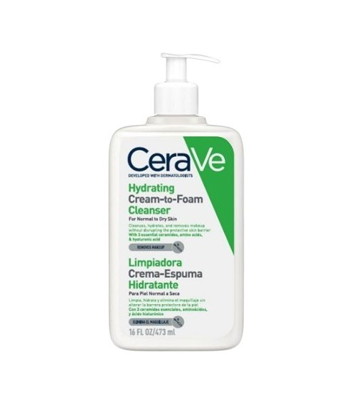 Cerave Moisturizing Cream-Foam Cleanser 473 ml