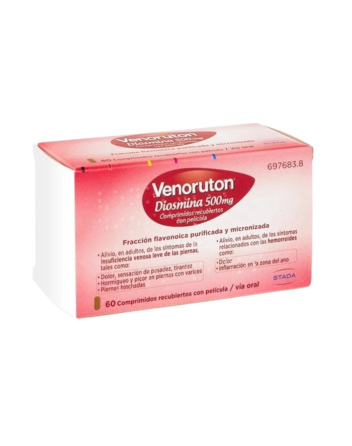 Venoruton Diosmin 500 mg 60 Tablets