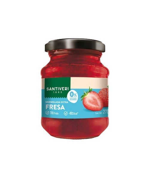 Santiveri Sugar Free Strawberry Jam 270 grams