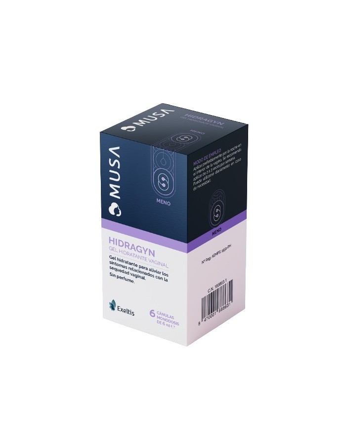 Musa Meno Hidragyn Vaginal Moisturizing Gel 6 Single Dose Cannulas