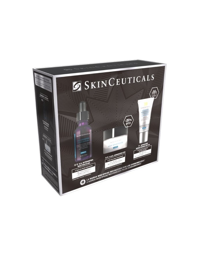 SkinCeuticals Pack HA Intensifier Multi-Glycan 30 ml + AGE Advanced Eye + Regalo