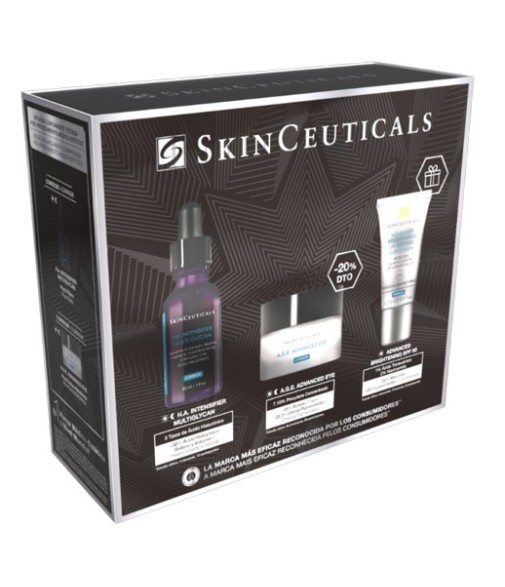 SkinCeuticals Pack HA Intensifier Multi-Glycan 30 ml + AGE Advanced Eye + Regalo
