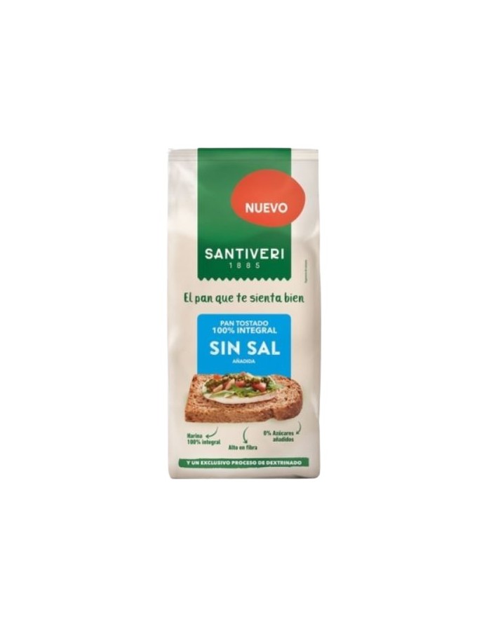 Santiveri Pan Dextrin Tostadas sin Sal 240 g 16 Unidades