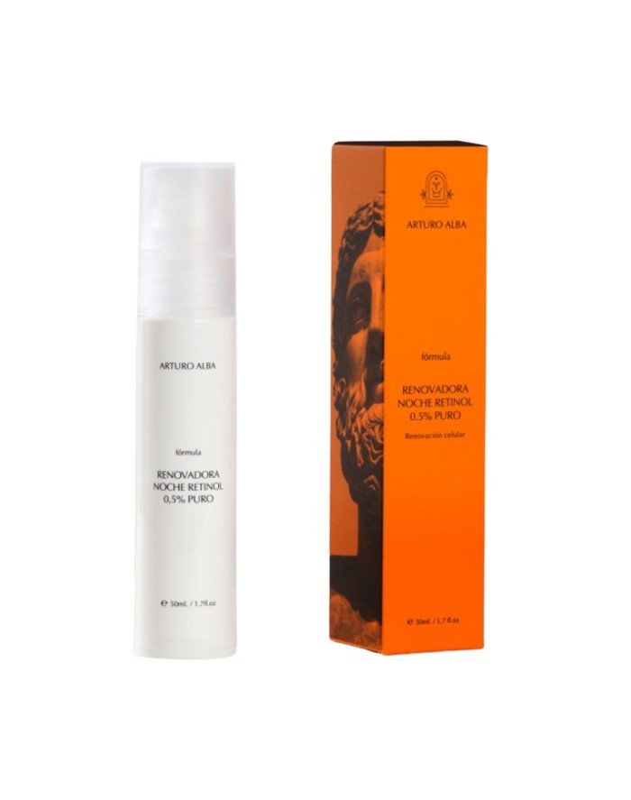 Arturo Alba Fórmula Renovadora Noche Retinol 0,5% Puro Renovación Celular 50 ml