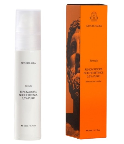 Arturo Alba Fórmula Renovadora Noche Retinol 0,5% Puro Renovación Celular 50 ml