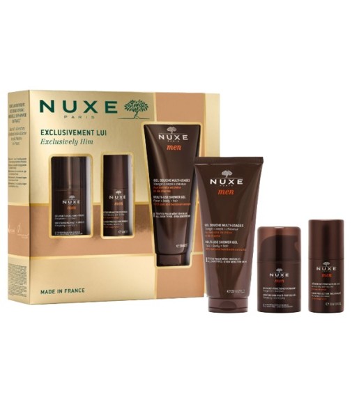 Nuxe Cofre Men Gel Multi-Fonctions Hydratant 50 ml + Desodorant 50 ml + Gel Douche 200 ml