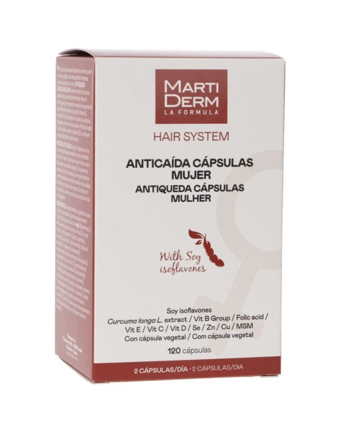 Martiderm Hair System Anticaida Mujer 120 cápsulas