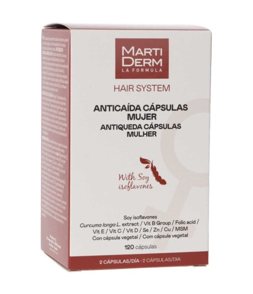 Martiderm Hair System Anticaida Mujer 120 cápsulas