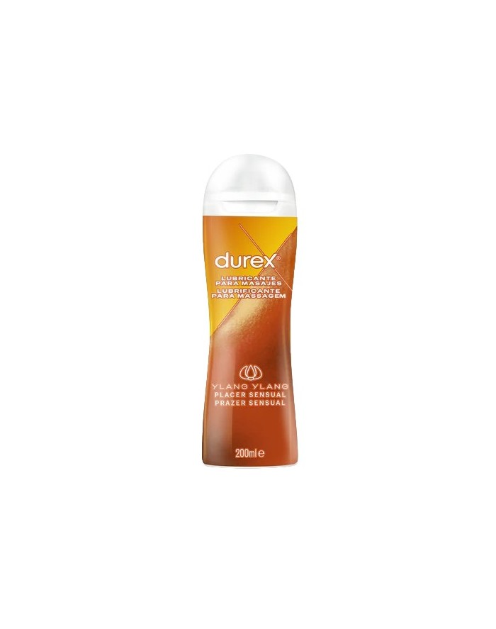 Durex Play Massage 2 in 1 Sensual Massage Gel and Intimate Lubricant with Seductive Ylang Ylang 200ml