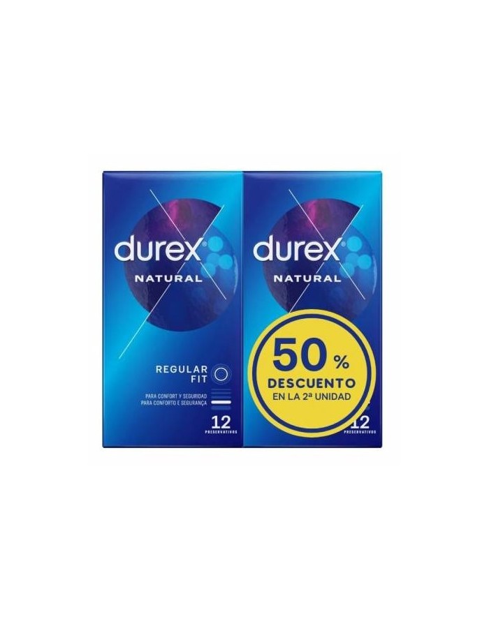 Durex preservativos Duplo 50% dto. 2ª unidad Natural Plus
