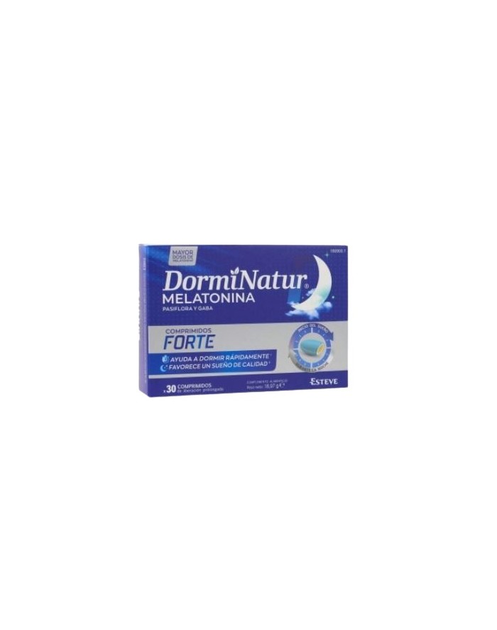 DormiNatur Melatonin Passionflower and GABA Sleep Regulation 30 Extended Release Tablets