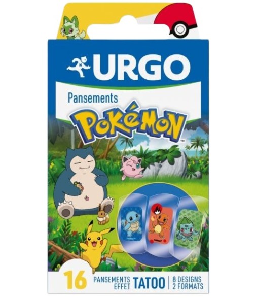 Urgo Tira Pokémon Tatoo Infa 2T 16  Unidades