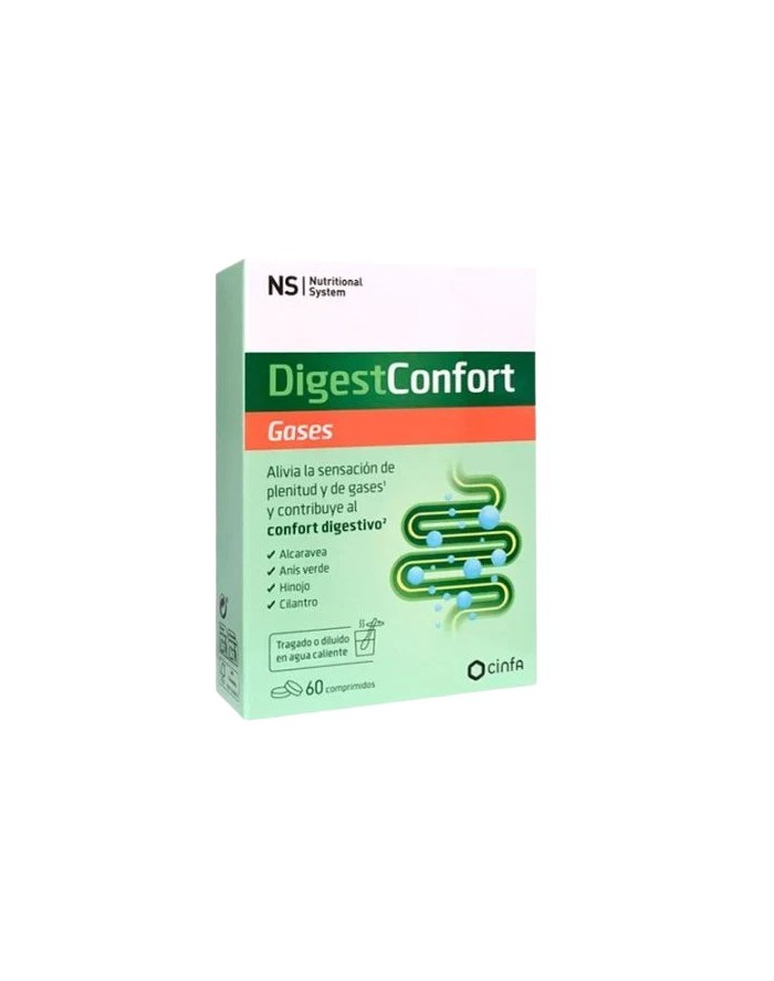 Buy NS Digestconfort Gases 60 tablets at Farmaten