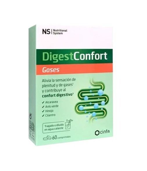 Compra NS Digestconfort Gases 60 comprimidos en Farmaten