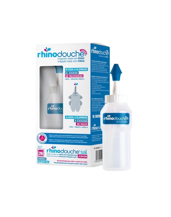 Rhinodouche Junior Nasal Wash Salt from 2 Years Nasal Irrigator+ 26 Sachets