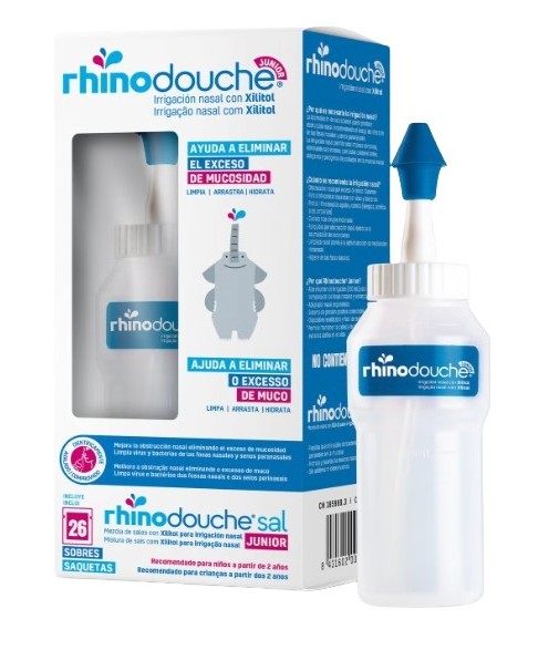 Rhinodouche Junior Nasal Wash Salt from 2 Years Nasal Irrigator+ 26 Sachets