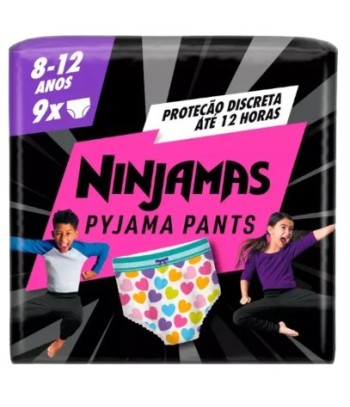 Dodot Ninjamas Heart Diaper 8-12 years 9 units