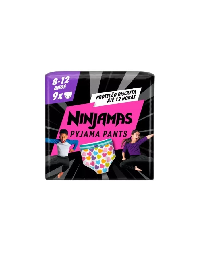 Pañal Dodot Ninjamas Corazon 8-12 años 9 uds