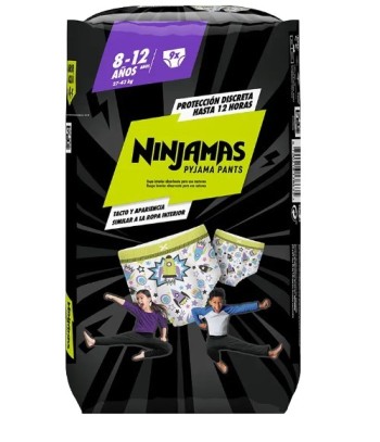 Dodot Ninjamas Rocket Diaper 8-12 years 9 units