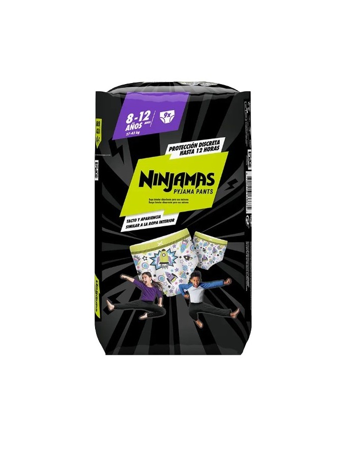 Dodot Ninjamas Rocket Diaper 8-12 years 9 units