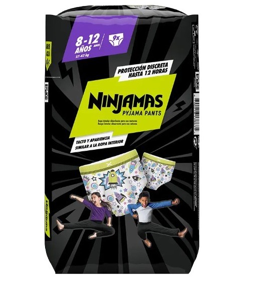 Dodot Ninjamas Rocket Diaper 8-12 years 9 units