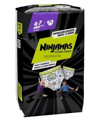 Dodot Ninjamas Rocket Diaper 4-7 years 10 units