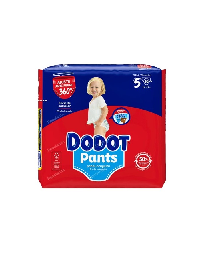 Pañal Dodot Pants T5 12-17 kg 30 uds