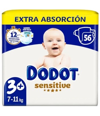 Dodot Sensitive T3 Diaper 56 units