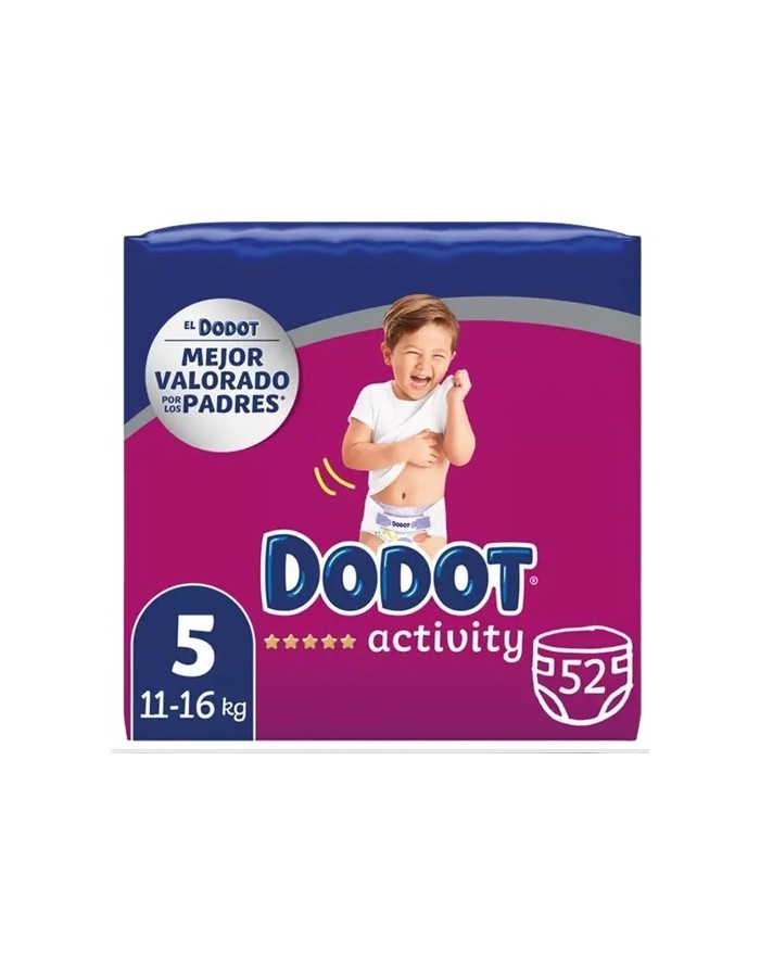 Pañal Dodot Activity T5 11-16 kg 52 uds