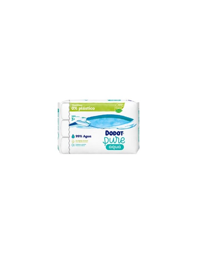 Dodot Aqua Pure Wipes 3x48 units