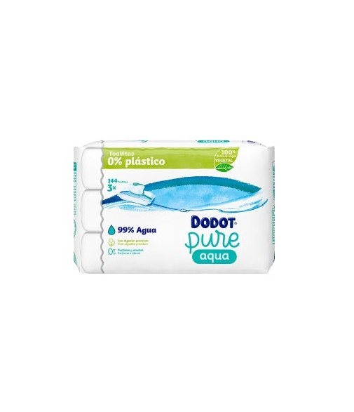 Dodot Aqua Pure Wipes 3x48 units