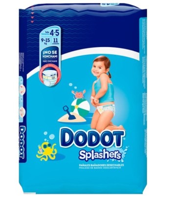 Pañal Dodot Splashers Carry T4 11 uds