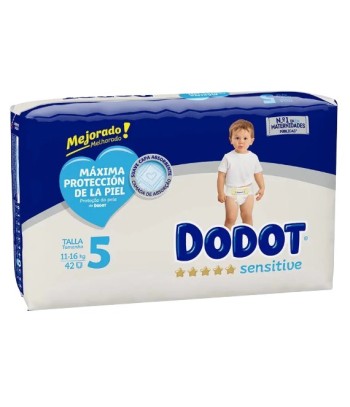 Dodot Sensitive Diaper T5 42 units