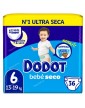 Pañal Dodot Bebé Seco T6 27-43 kg 36 uds
